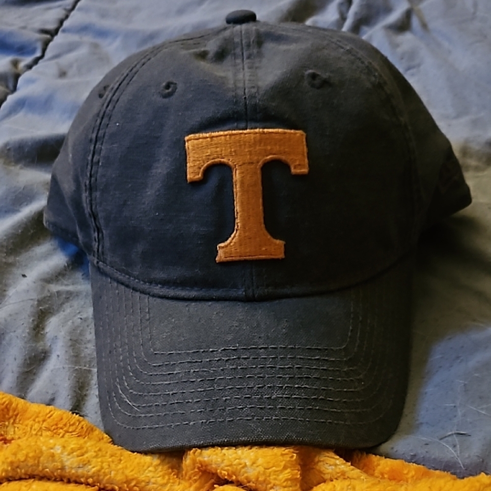 Smoky Grey Cap with Orange T Logo